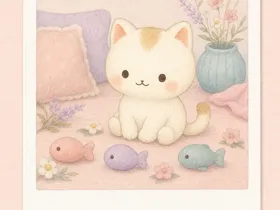 小貓的拍立得生活照